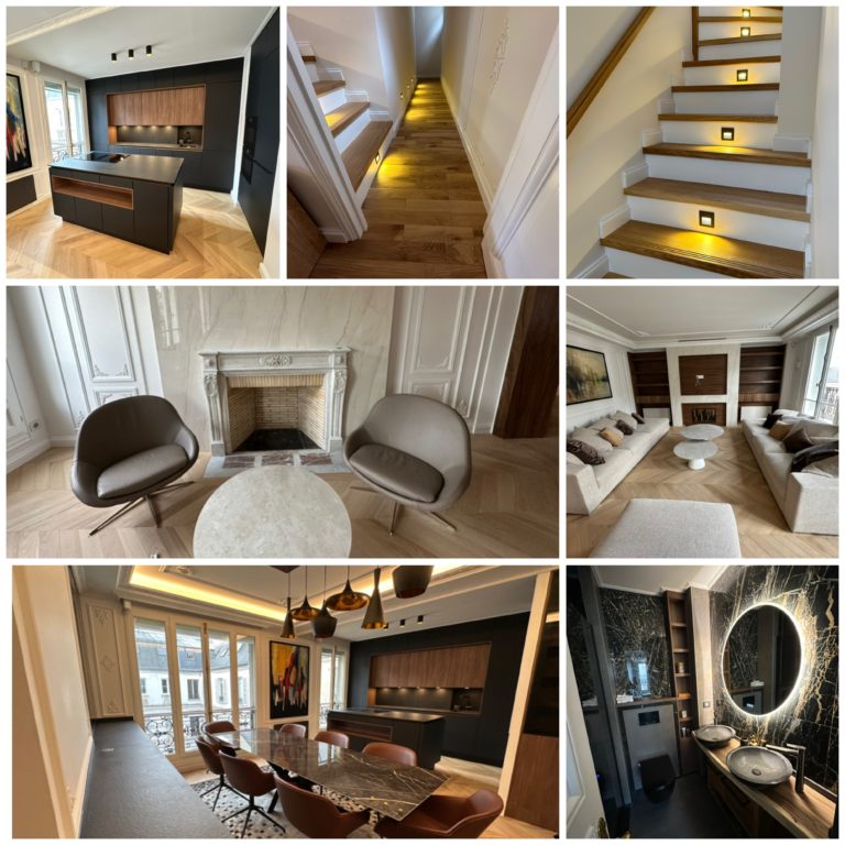 Réfection complète d&rsquo;un logement dans le 16eme arrondissement de paris